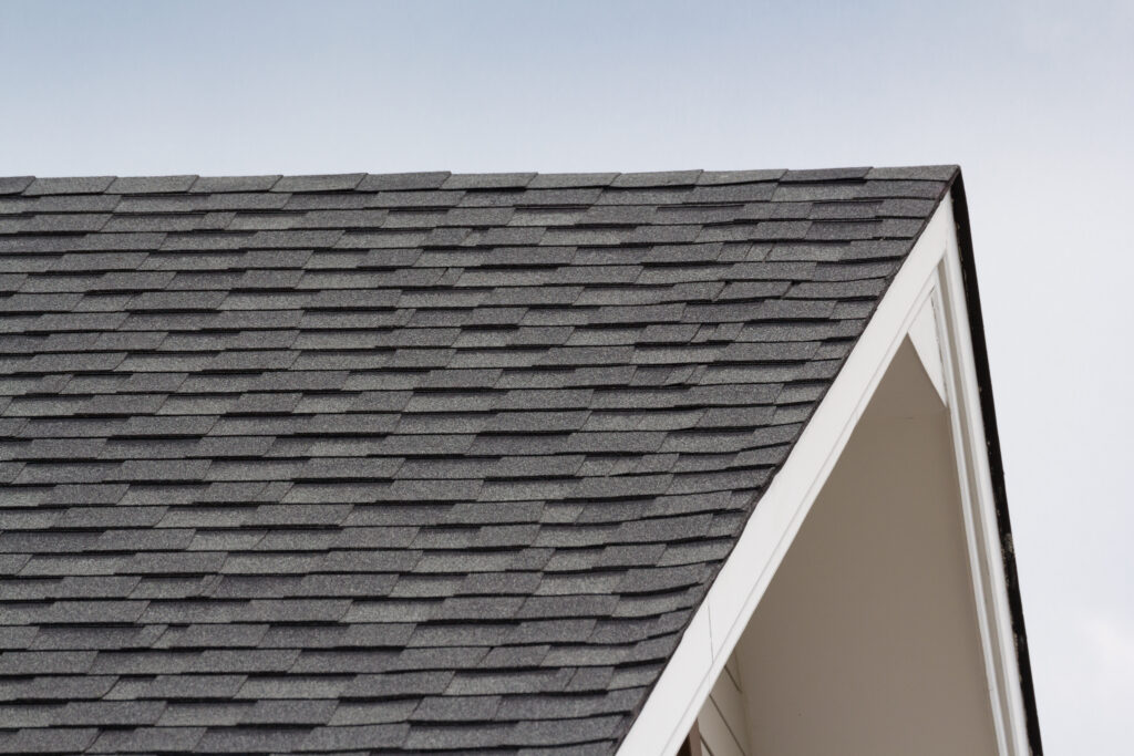New shingle roof on a home
