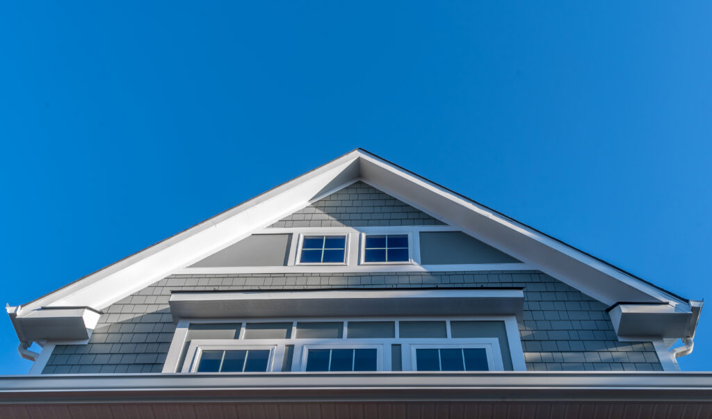 Home with new siding