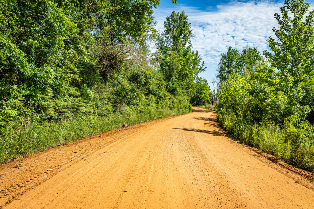 Graded and cleared residential lot